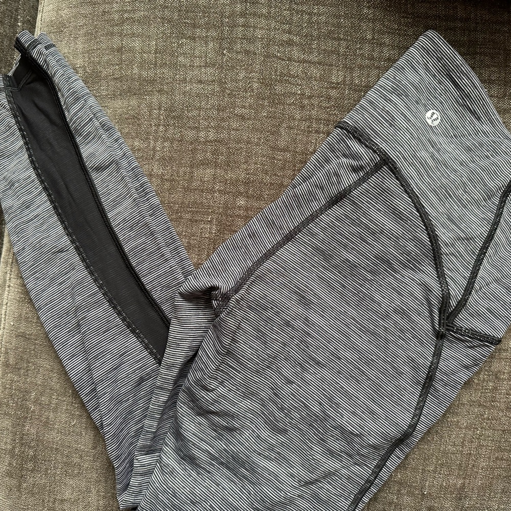lululemon athletica Black and White leggings